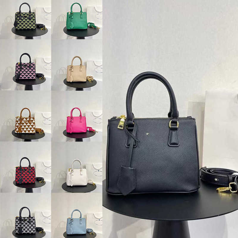 

Totes PRAbag Symbola Gallerie Tote Bag Women Embroidery Designer Bags Woven Fabric Crosshatch Leather Handbag Crossbody Bags Purse 221014, Prad-1