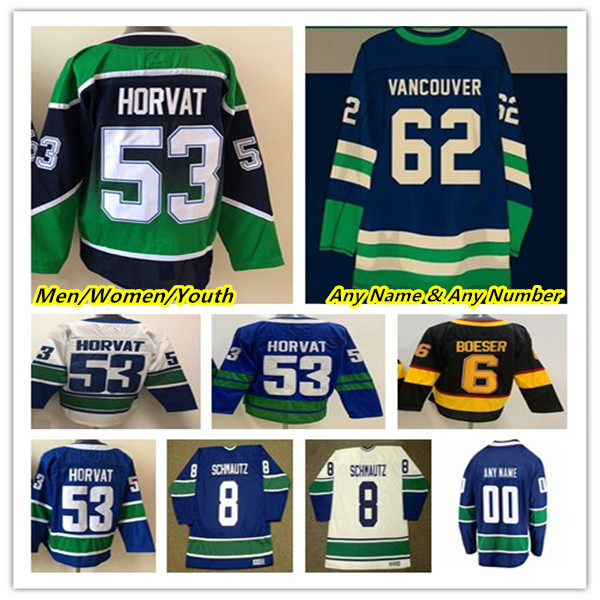 

J.T. Miller Vancouver Hockey Jerseys Elias Pettersson Quinn Hughes Andrei Kuzmenko Bo Horvat Brock Boeser Tanner Pearson Thatcher Demko Nils Aman Pavel Bure Demko, Man navy