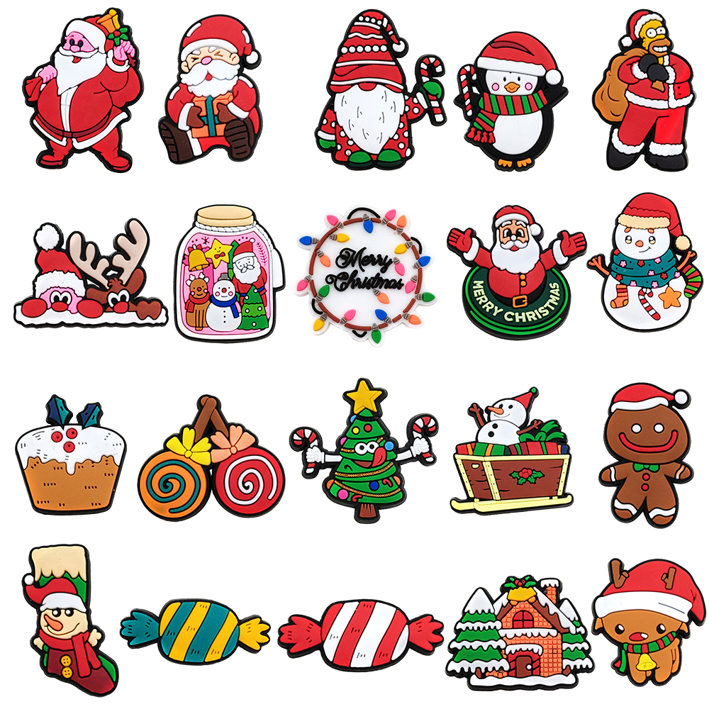 

Shoe Parts Accessories New Arrival Jibz Christmas Present Charms Decoration Cool Diy Fits For Croc Garden Kids X Mas Partys Gifts Dr Smtg0