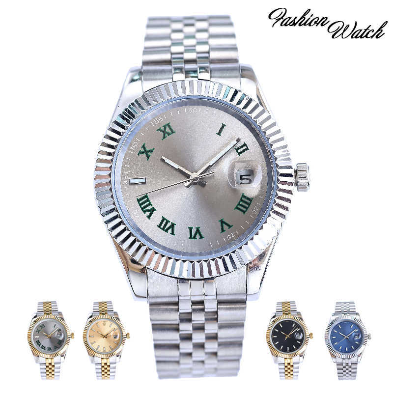 

Ladies High-grade Mechanical Watches Waterproof Design Boutique Steel Watchband Designer Wholesale Dayjust, Silver-gray