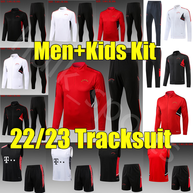 

22/23 DE LIGT Survetement Soccer Tracksuits 2022 2023 Oktoberfest MANE SANE HERNANDEZ GNABRY GORETZKA COMAN Training Sets Jogging Hoodies Jackets, Bairen 22-23 new