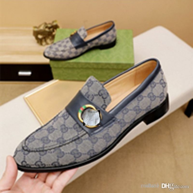 

4A 18 Style mens Dress shoes 2022 high quality Low-top loafers G embroidery letter casual shoes luxury outdoor tennis shoe size 6.5-12, Shoelace