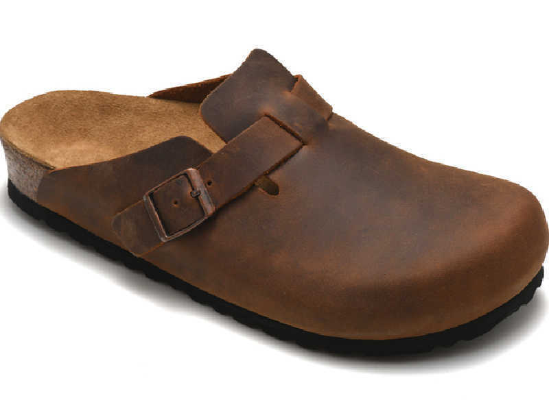 

Boston 2023 Slippers Beach Sandals Lazy Shoes Lovers Scuffs Designer Trainers New Leather Bag Head Pull Cork Female Male Summer, 08
