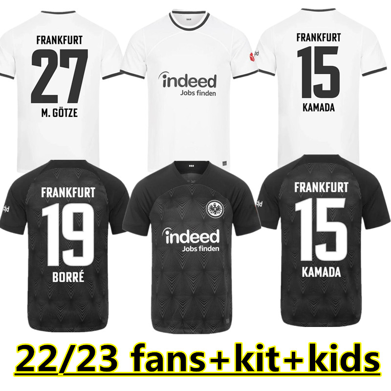 

2022 2023 Eintracht Frankfurt Soccer Jerseys KAMADA M.GOTZE JAKIC MUANI BORRE RODE SOW ALARIO KNAUFF LINDSTROM TUTA  23 football men and kids shirt 666, Yellow