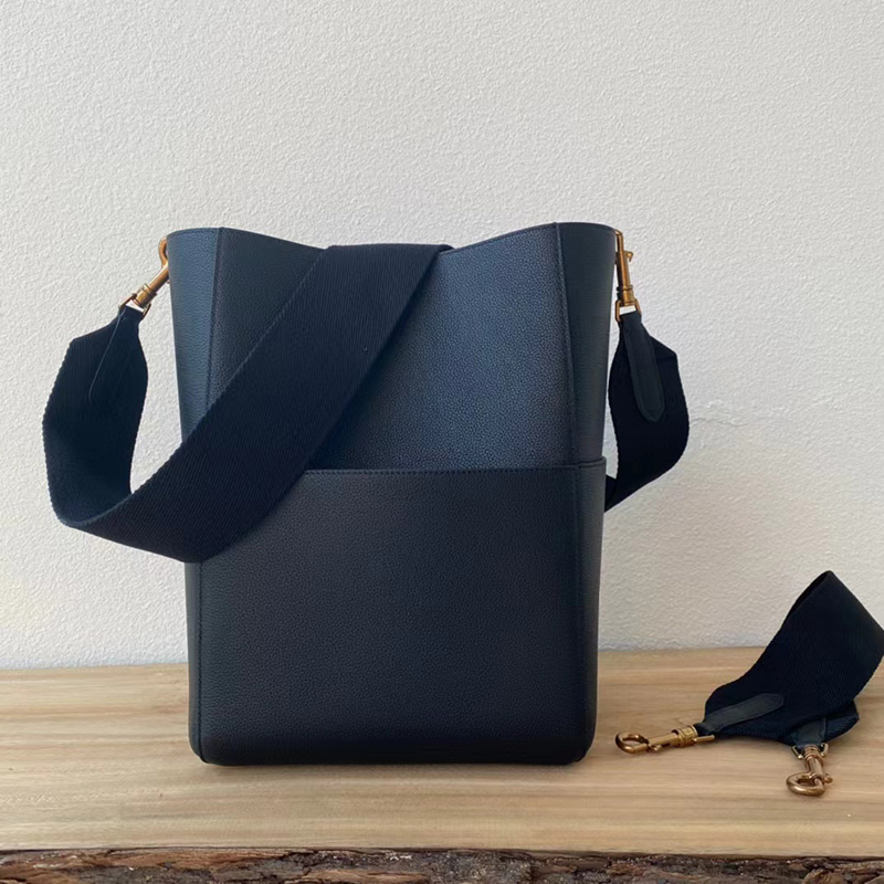 

bags handbag shoulder crossbody totes large capacity genuine leather elephant grey 33cm 25cm Classic designer bag Handbags Sangle Bucket Bag 2023, Large-3