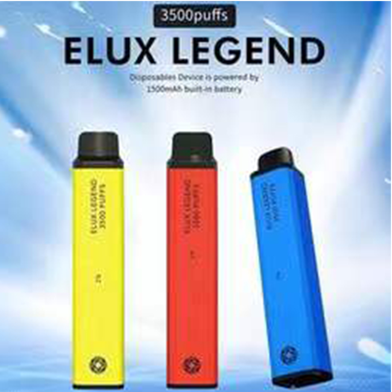

16500 Battery Elux Legend 3500 Puffs Disposable 2% 1500mAh Vaporizer Stick 5ml Pre Filled Cartridge Device 32 Colors BangBC5000
