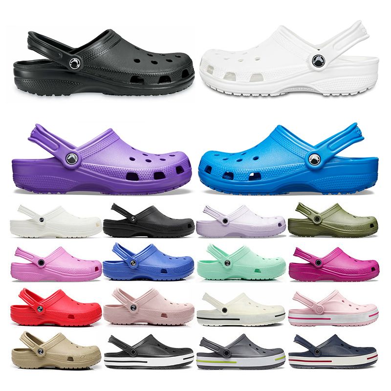 

designer Sandals slippers croc slides classic mens triple white black pink bule red yellow Waterproof Shoes Nursing Hospital womens size M4-M11