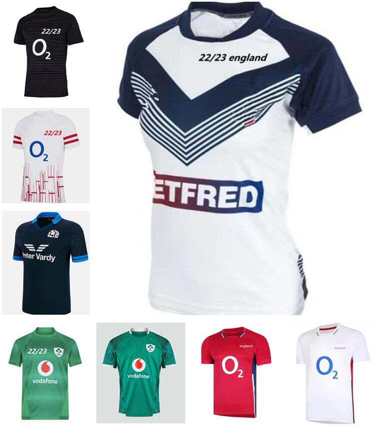 

2022 2023 Ireland Scotland rugby Jerseys 22 23 ENGLAND national team Home court Away retro League rugby shirt jersey POLO S- 825