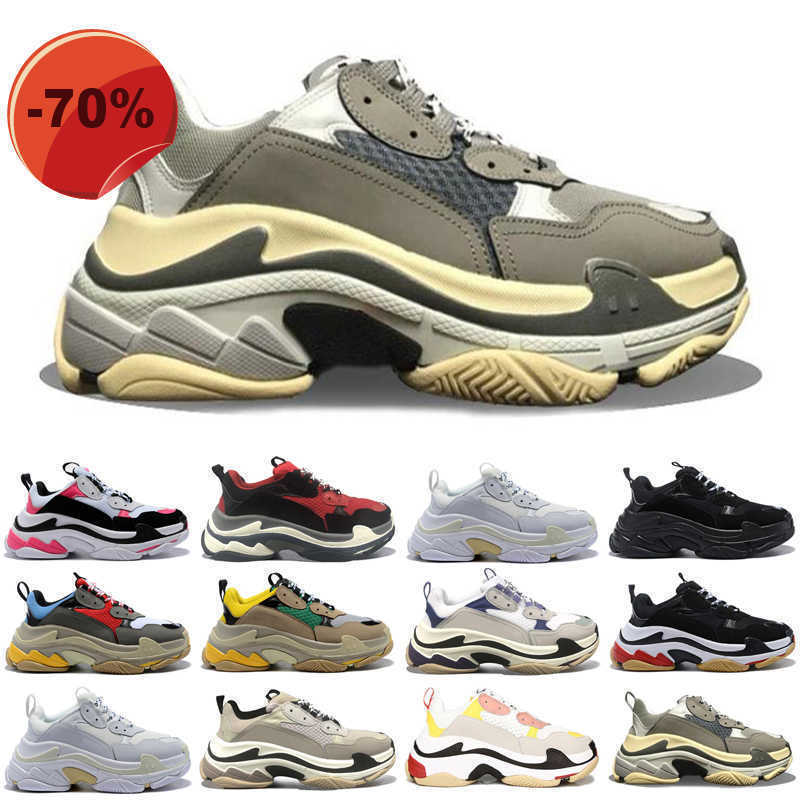 

Casual Shoes Platform Sneakers Mens Trainers Sports Shoe Black White Grey Red Green Yellow Triple S Men Women Designer