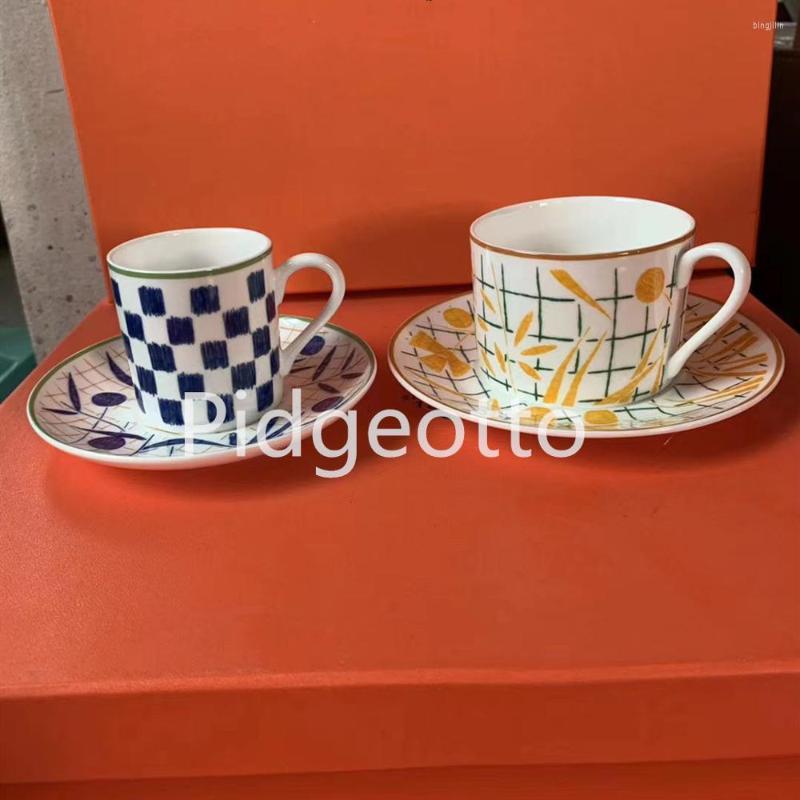 

Mugs Luxury Fashion Cup Dish Bone China Coffee European Style Afternoon Tea Set Ceramic Saucer Fast Post, 01