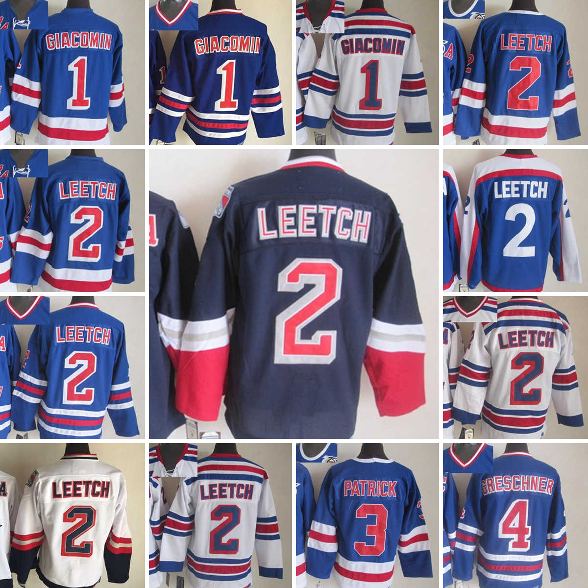 

1926-1999 Movie Retro CCM Hockey Jersey Embroidery 1 Eddie Giacomin Jerseys 2 Brian Leetch 3 James Patrick 4 Ron Greschner 77 Phil Esposito Vintage Jerseys, Aspicture