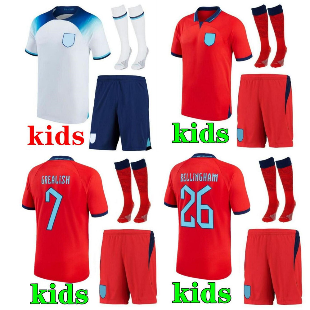 

2022 KANE STERLING soccer jerseys RASHFORD SANCHO GREALISH MOUNT FODEN HENDERSON MAGUIRE ENGlANDS 22 23 football shirt men kids kit
