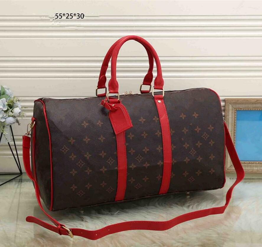 

Duffel Bags luxury fashion men women highS quality travel duffle bags brand designer luggage handbags With lock large capacity sport bag size54CM, S4