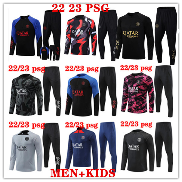 

Chandal tuta psgS tracksuits training player version maillot Soccer 22/23 paris TRACKSUIT football jerseys retro kit survetement foot MessiS
