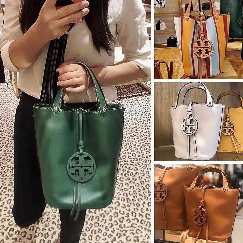 

Messenger Bags Luxury Torysburchs Designer Fashion Shoulder Handbags Women's Bag New Tb Bucket Single Shoulder Messenger, Small black