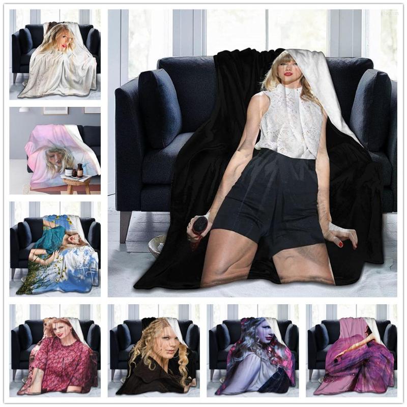 

Blankets Taylor Swiftes Blanket Flannel Throw Micro Fleece Cozy Plush Covers For Bed Car And Home Decoration