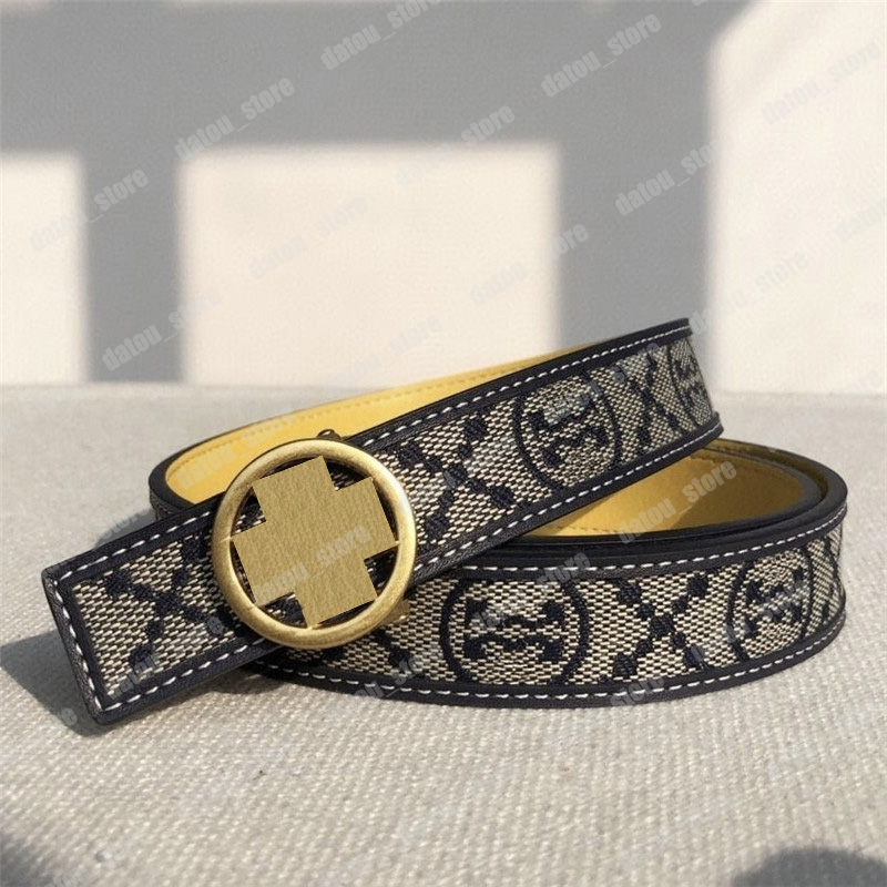 

Ladies Reversible Belts For Woman Designer Cross Gold Buckle Leather Belt Womens Fashion Old Flower Luxurys Waistband Mens Cintura T Belts, 2.5cm