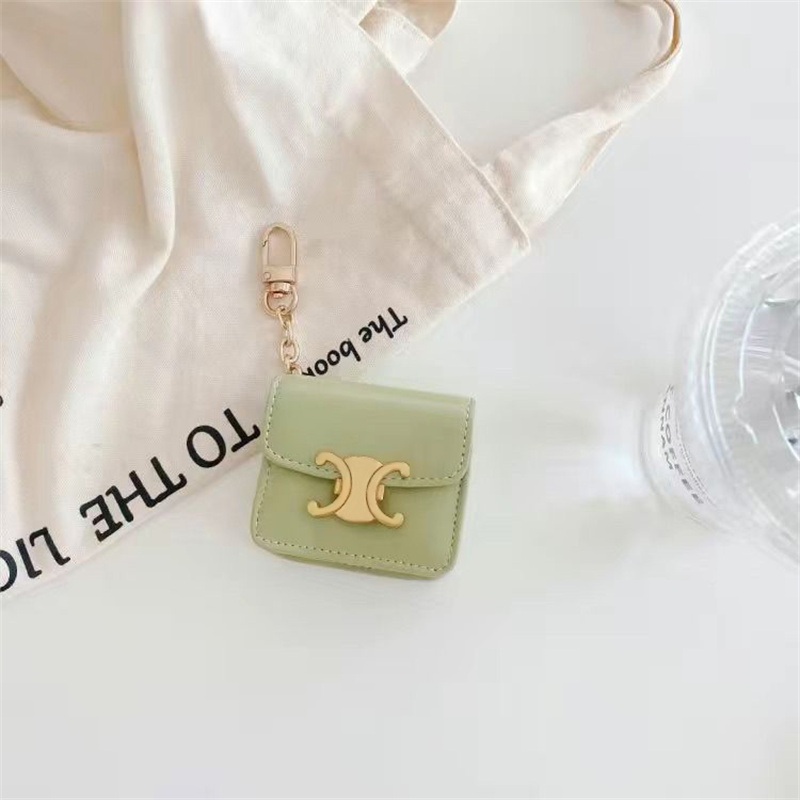 

6 Colors Designer Earphone Accessories Protector Fashion Brand Casual Classic Letters Luxury Golden Metal Buckle Earphone Headphone Cases