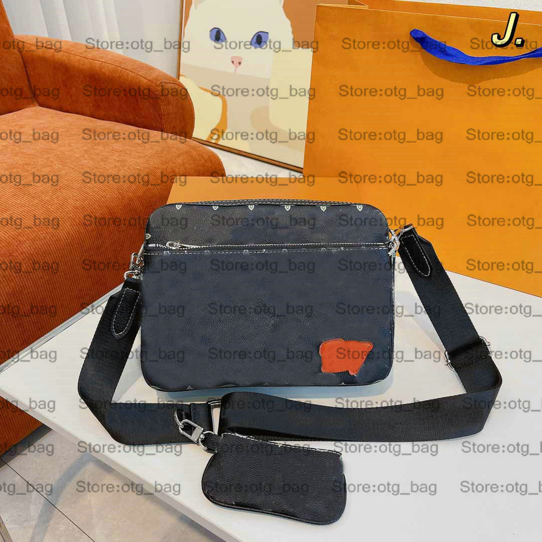 

M69443 Trio Bag Men Messenger 3 pcs Set Bag Districts Leather Damier Spray Luxurys Designers Crossbody Shoulder Bags Handle Purse Wallets M45320 M46340, Customize