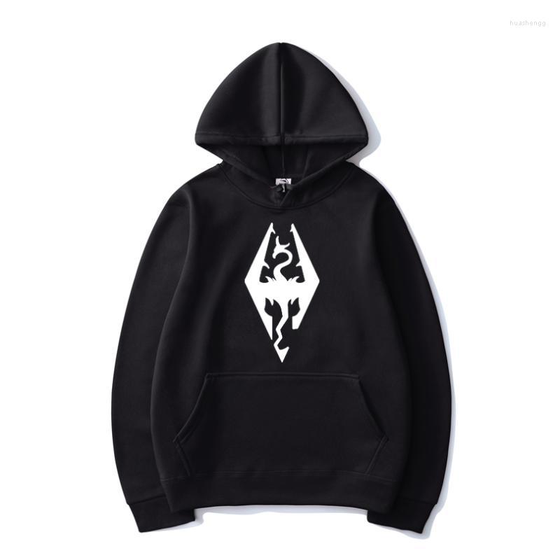 Sweat-shirts pour hommes pour hommes The Elder Skyrim Hooded Sweatshirt Men Women Sport Street Streetwear Hip Hop Pullover