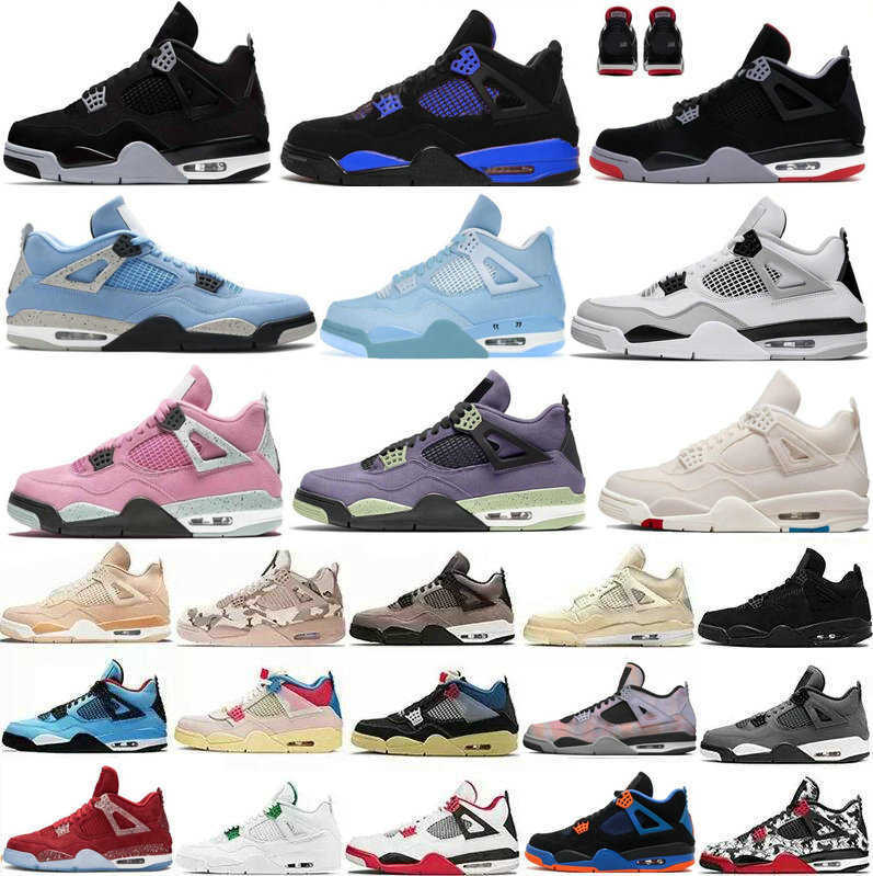 

Top Quality Jumpman 4s Basketball Shoes 4 Blue University Pink Black Cat Bred Sail Canvas Black Royal Military Canyon Purple Zen Master, Item15 motorsport36-47