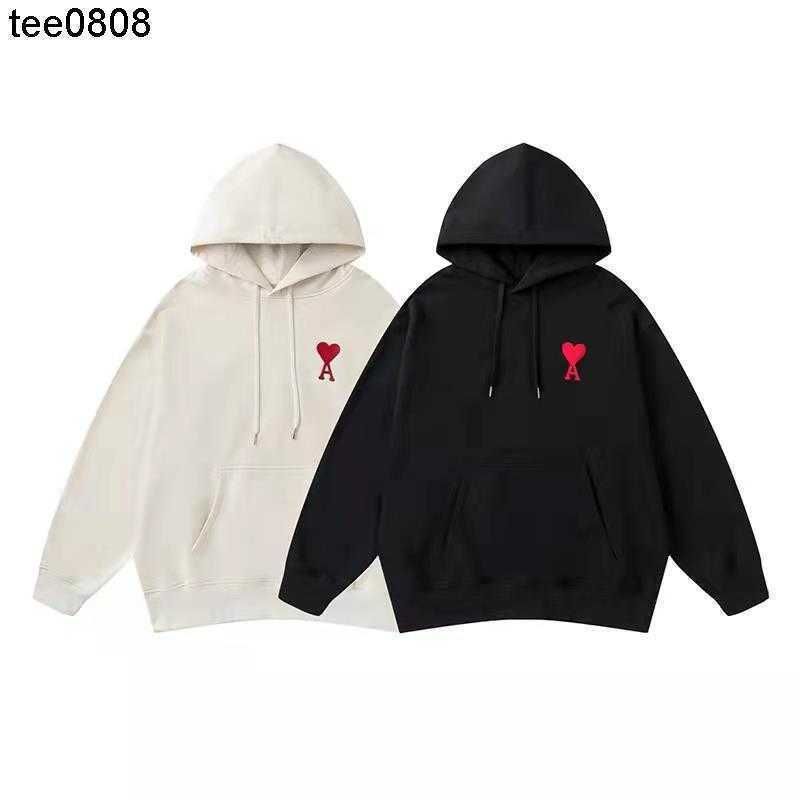 

Oj004 Fashion Designer Hoodie Amis Correct Version Sweater for Men and Women Lovers Big Love Embroidery Top Hooded Round Neck Pullover
