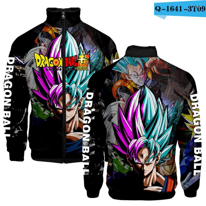 

Men's Hoodies DBZ Anime 3D Stand Collar Jacket Men/Women's Harajuku Hip Hop Hoodie Casual Goku Boy's Zipper Sweatshirt Coat Cosplay Clothes