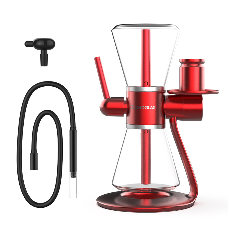 

Smoking Gravity Water Pipes Bongs Hookahs Recycle 360 Degree Rotation Electric Authentic SandGlas 4 Colors