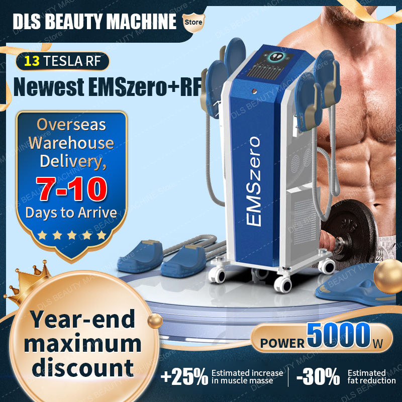 

Black Friday High Frequency EMS Other Beauty Equipment HIEMT Building Muscle 4 handle 13 Tesla 5000W Fat Burning EMSzero Muscle Stimulator Body Sculpting