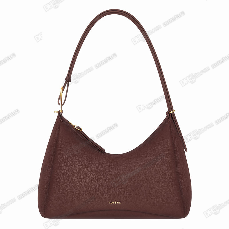 

polene bag Umi Polene Underarm Bag Leather Designer Women Crossbody Handbag Suede Inner Lining Shoulder Bag LTOD 5MWP, Beige