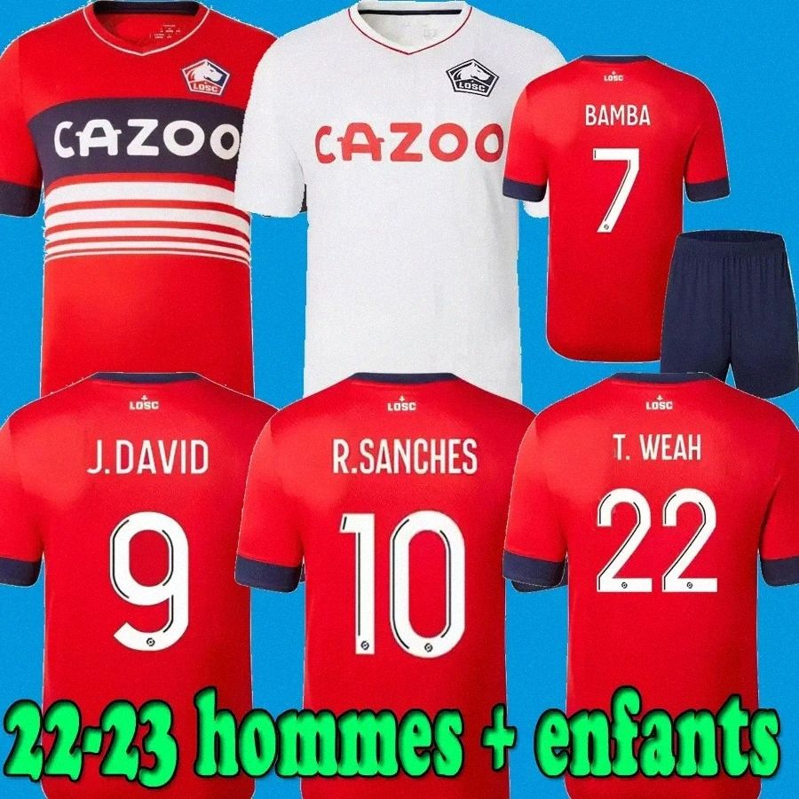 

Tracksuits losc Lille 2022 2023 Soccer Jerseys Sets BURAK DAVID FONTE BAMBA YAZICI football shirt 22 23 Lille Olympique JIKONE maillot Adult Ki d7ek#, 22 23 home no patch