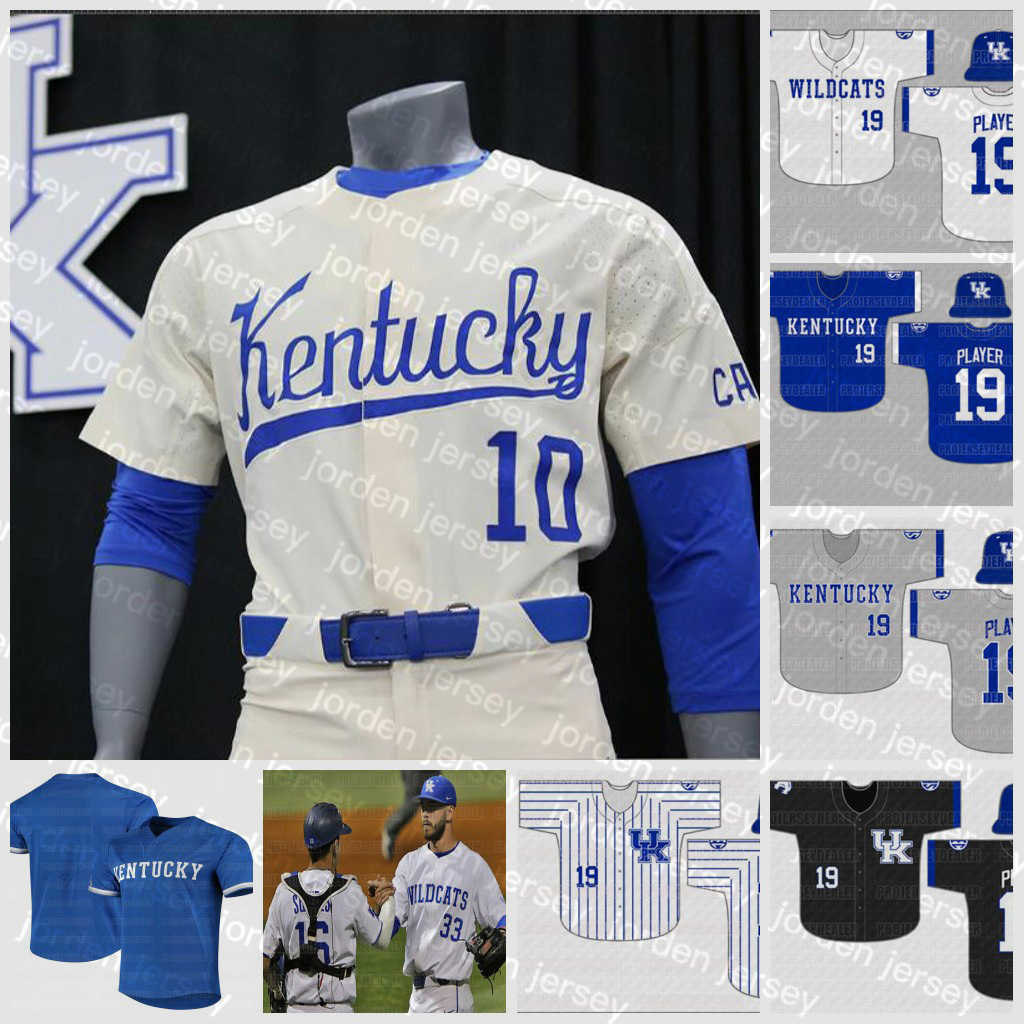 

Baseball Jerseys new College Baseball Wears Mens Custom NCAA Kentucky Wildcats Baseball Jersey Zeke Lewis Justin Olson Brett Marshall Kyle Music Jake Thompso, Blue9 as picture