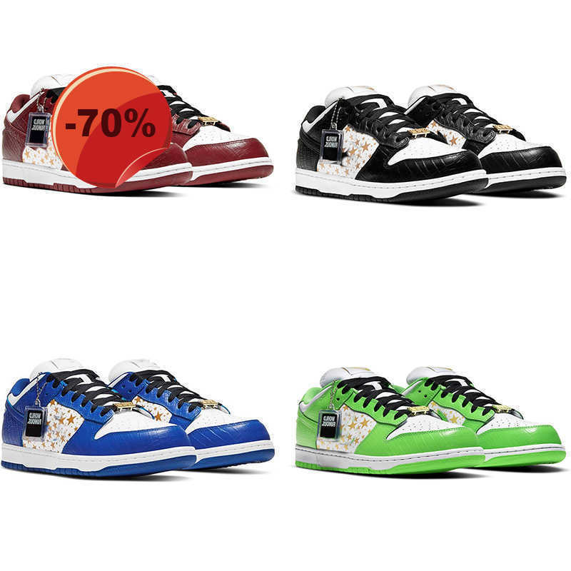 

Running Shoes Men Skateboard Shoes Sports Sneakers Hyper Blue Mean Green Brown White Black Supre Star Sb Dunks Low 36 -45, 04