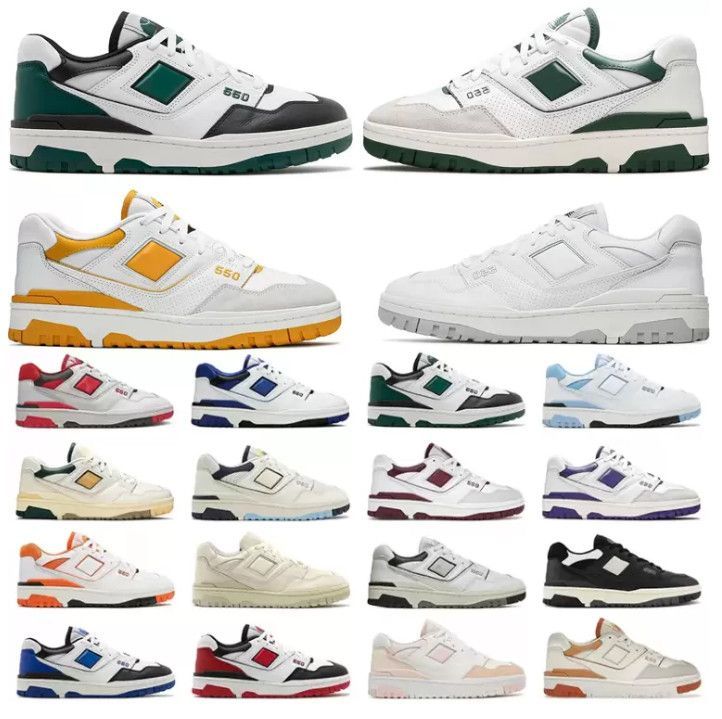 

New Sandals Casual Shoes Designer Sneakers White Green Black Sea Salt Burgundy Varsity Gold Shadow Lakers Pack 550 Men Women Syracuse Au TWu, 18