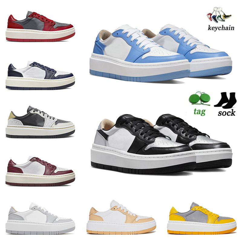 

Jumpman 1 Elevate Low SE UNC Basketball Shoes Big Size 12 Classic Black White Wolf Grey Onyx Light Bone Sliver Toe Midnight Navy J J12s Mens Women Sneakers Sport, C11 bred 36-46