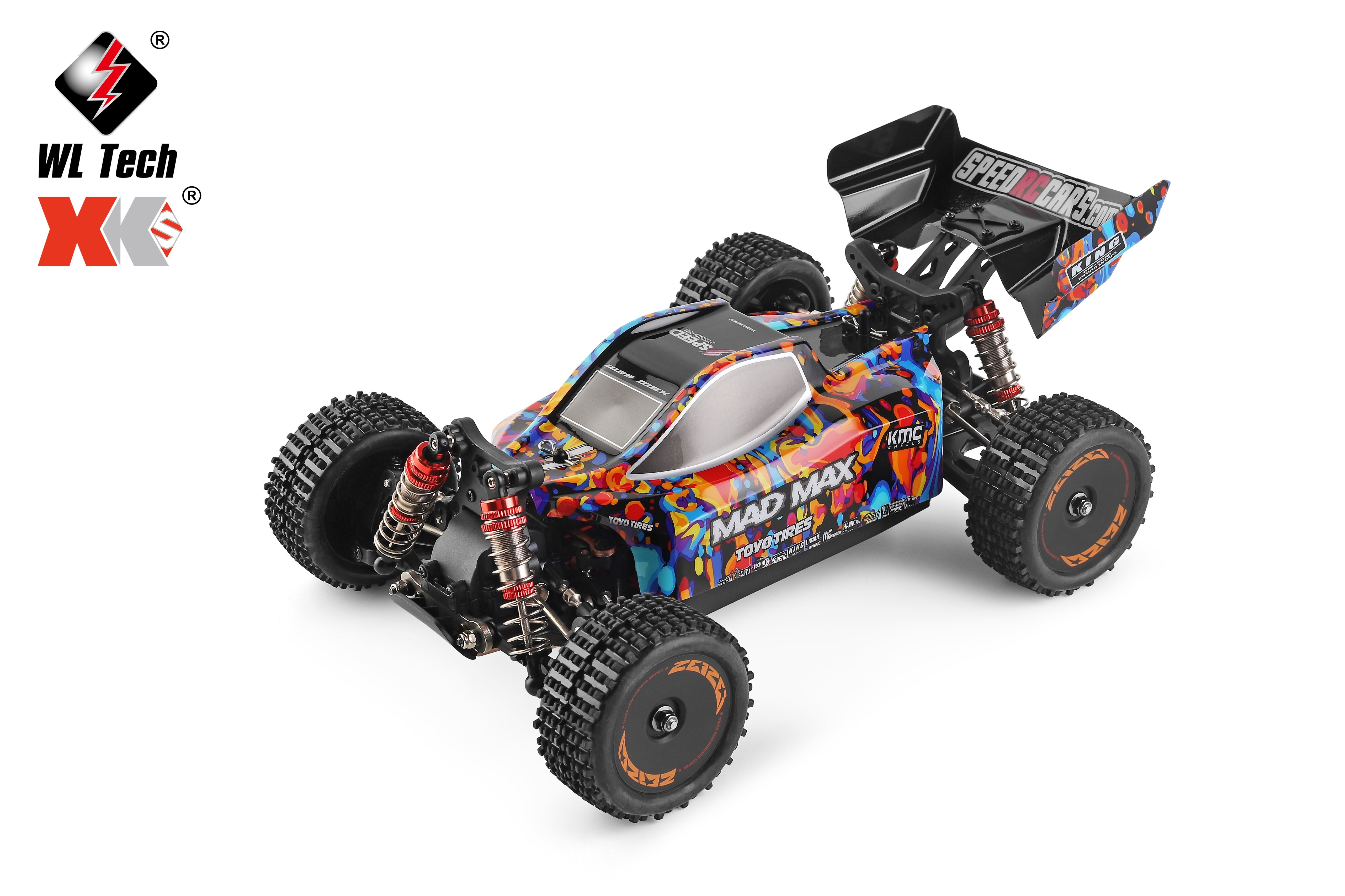 

New WLtoys 1/18 RC Car 184016 Remote Control High-speed Racing Car 75KM/H Off-Road Truck 4WD 2.4G Brushless Motor Electric Drift