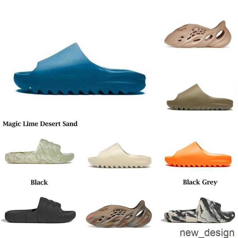 

shoes adilette 22 Onyx designer slides slippers men women Desert Sand Bone Earth Brown Resin Glow Green mens fashion outdoor slide