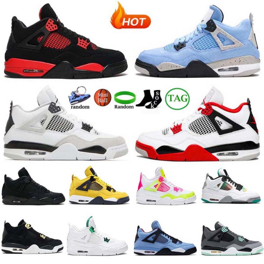 

Basketball Shoes Womens Sneakers Trainers retro Military Black Canvas Sail Oreo University Blue Black Cat 2022 Jumpman 4 Og 4S Mens Guava, A9