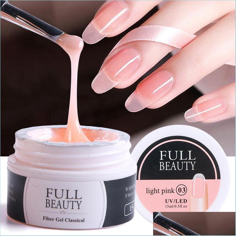 

Nail Gel 15Ml Nail Quick Building Gel For Acrylic Nails Fiber Uv Led Art Manicure Jelly White Clear Extension Gels Drop Delivery 202 Dh0Rv, As the pics showed