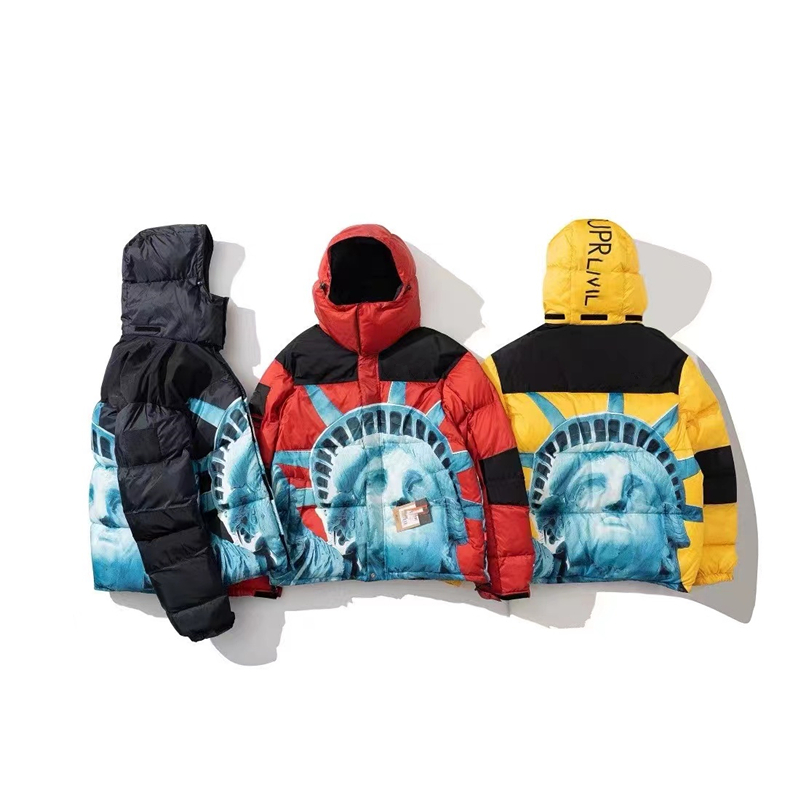 New Men Designer Jacket Down Cotton Jacket Men's and Women's Thermal Jackets Winter Windproof Necessary Northern Hoodie