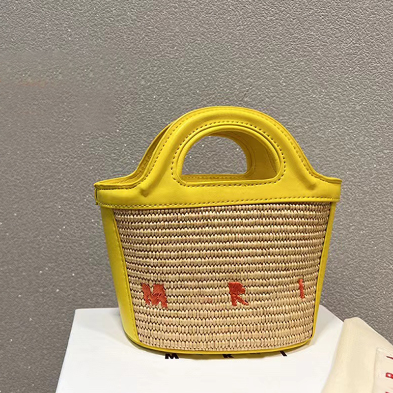 

2022 Messenger Bag Women mini Marn vintage Shoulder Bags Classic Luxury Crossbody Tote Purse Designer Handbag Chest bag Wallet Leather Stitching, Yellow