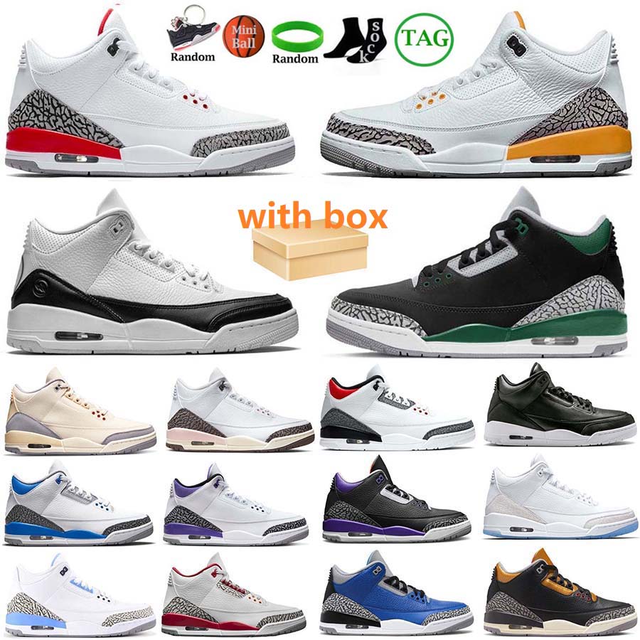 

Basketball Shoes 3 3s Jumpman Ma Maniere Desert Elephant Muslin Racer Blue Cardinal Red Black Cat Neapolitan Men Women Sports shoe Trainers Sneakers, #35