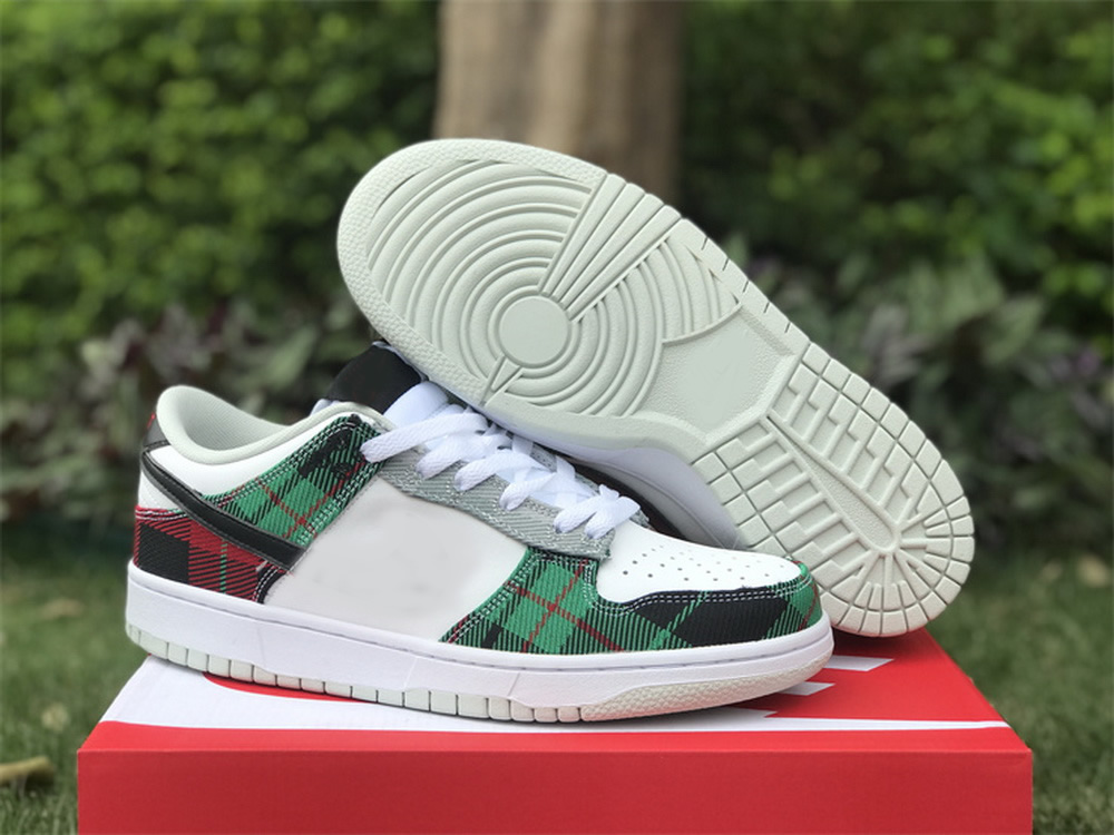 

2022 authentic dunks Low Running shoes for men women tartan plaid designer womens trainers outdoor sports sneakers 36-46, #1