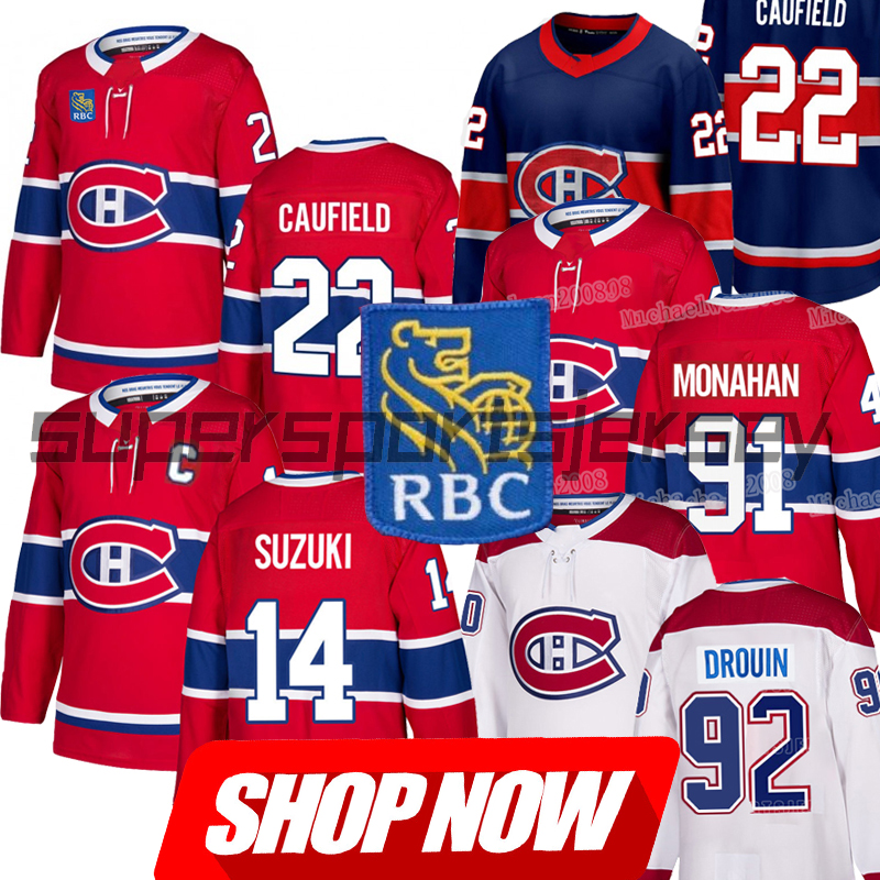 

Canadiens Hockey Jerseys Montreals 91 Sean Monahan 20 Juraj Slafkovsky Nick Suzuki Xhekaj Cole Caufield Kirby Dach Brendan Gallagher Anderson Jonathan Drouin, Mens felx base