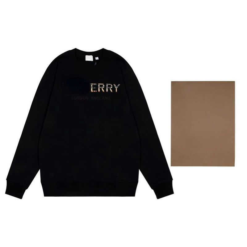 

Burb designer hoodie mens sweatshirt Embroidery sweater men women Long Sleeve T-shirt Loose Undercoat Oversize Pullover Sweaters, White