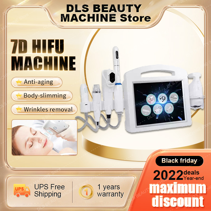 

5in1 HIFU Machine Other Beauty Equipment Face Lifting 12 lines 4D HIFU Smas Vaginal Vmax Wrinkle Removal for Woman