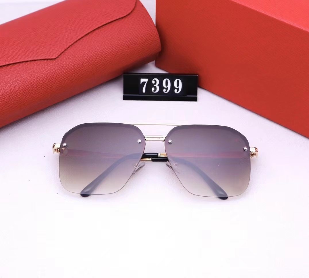 

Sunglasses mens sunglasses women luxury designer glasses Sun glass for womens adumbral square fashion electroplated metal black unisex Travel Sunglasse CEs Arc