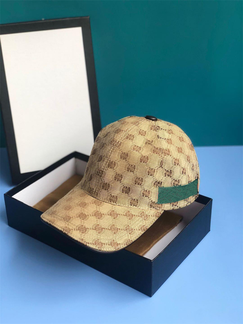 

Top Designer Ball Cap Men's Ladies Canvas Casual Fashion Striped Sun Hat for Outdoor Sports Strap Trucker Cap Famous Casquette peaked Hats Adjustable