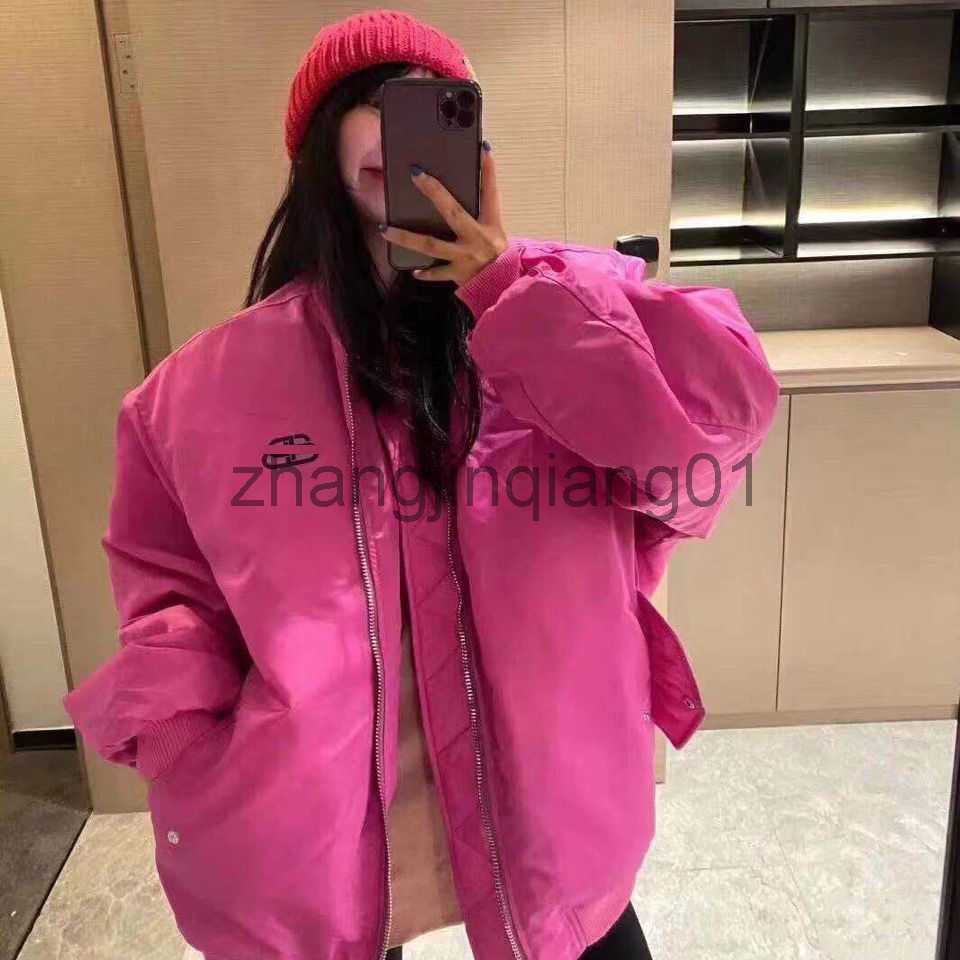 

Designer Balanciagas Down Puffer Jacket Mens Womens Lovers Autumn Winter Loose Thickened Warm Bread Fashion Brands Paris Letter Cotton BB Parkas Coats, Coffee