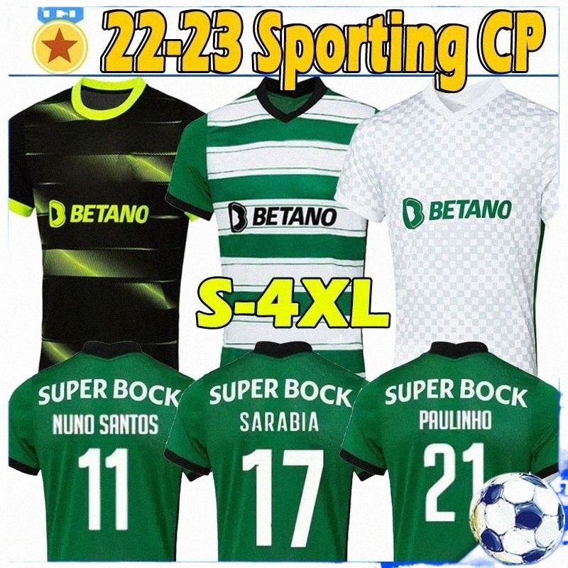 

Sporting CP 22/23 Lisboa soccer jerseys Lisbon Special Jovane Sarabia Vietto 2021 2022 Sporting Clube de football shirt men kids kit maillots, 22-23 home patch